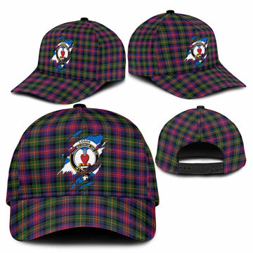 Logan Tartan Classic Cap with Family Crest In Me Style