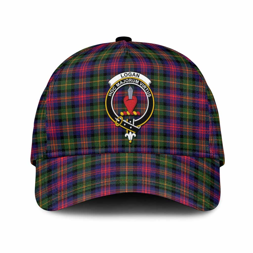 Logan Tartan Classic Cap with Family Crest