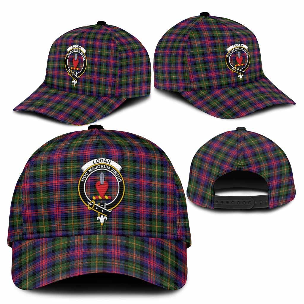 Logan Tartan Classic Cap with Family Crest