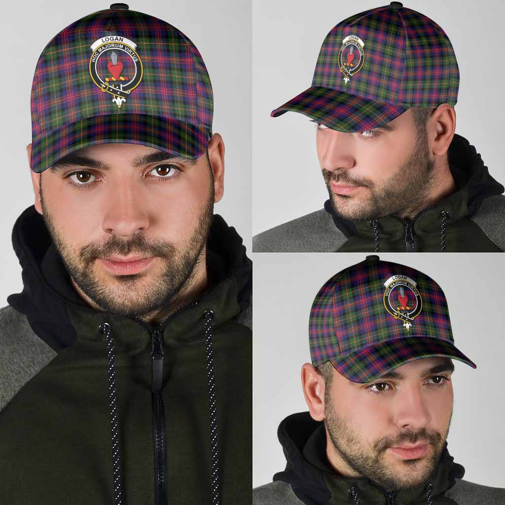 Logan Tartan Classic Cap with Family Crest