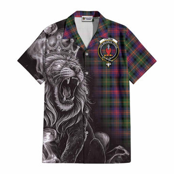 Logan Tartan Cotton Hawaiian Shirt Roaring Lion Heritage