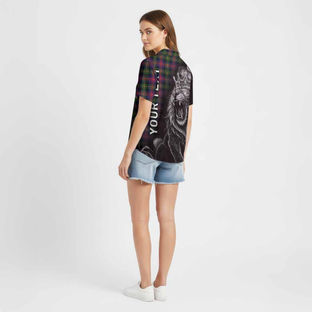 Logan Tartan Cotton Hawaiian Shirt Roaring Lion Heritage