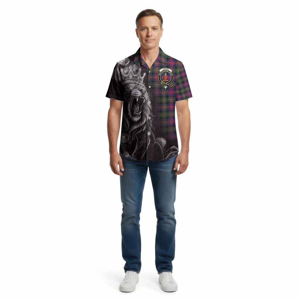 Logan Tartan Cotton Hawaiian Shirt Roaring Lion Heritage