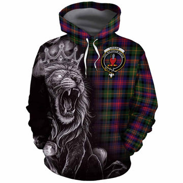 Logan Tartan Cotton Hoodie Roaring Lion Heritage