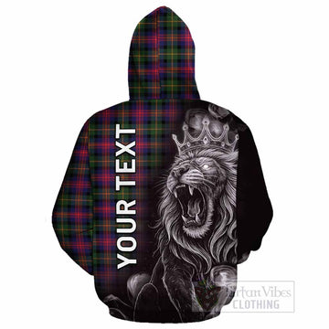 Logan Tartan Cotton Hoodie Roaring Lion Heritage