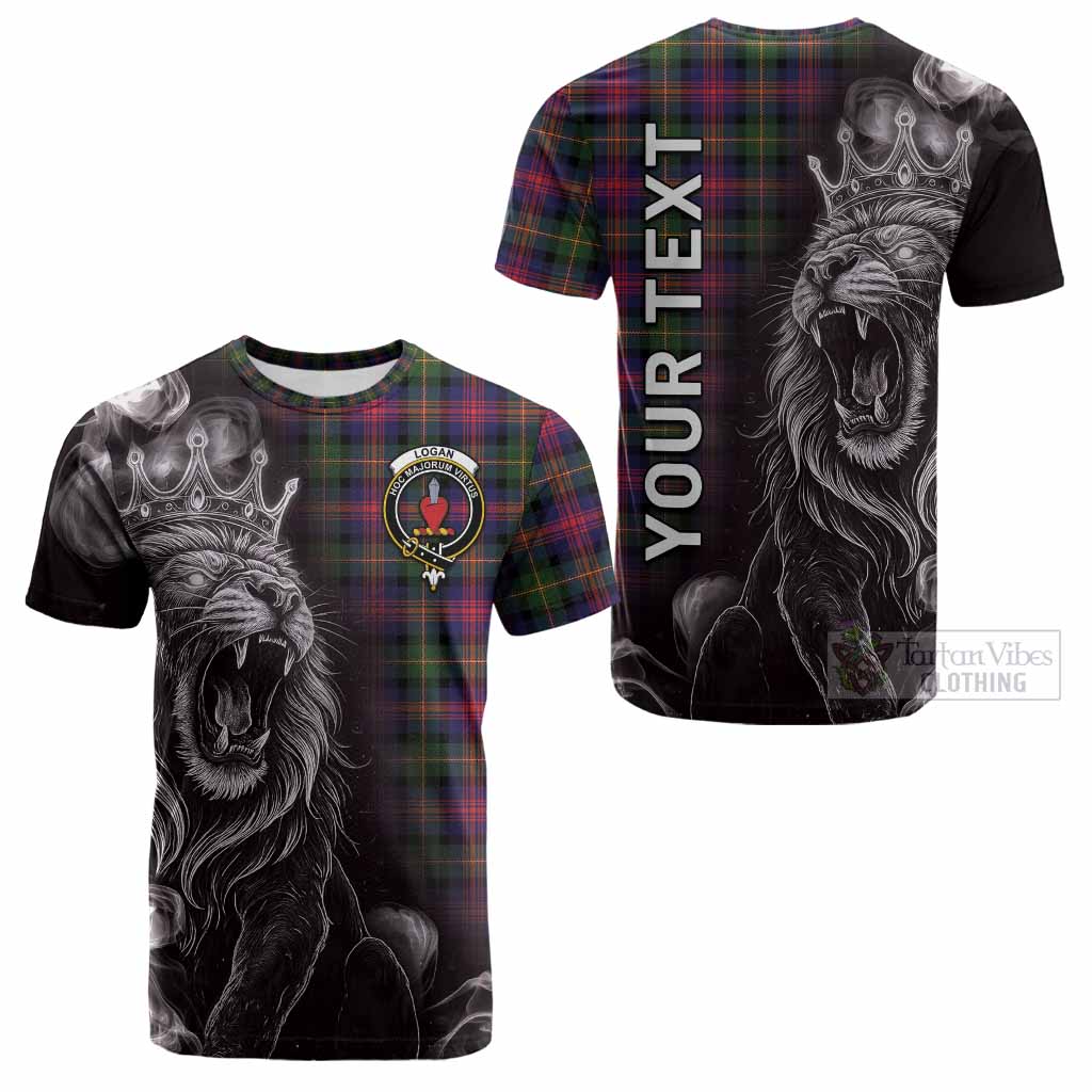 Logan Tartan Cotton T-shirt Roaring Lion Heritage