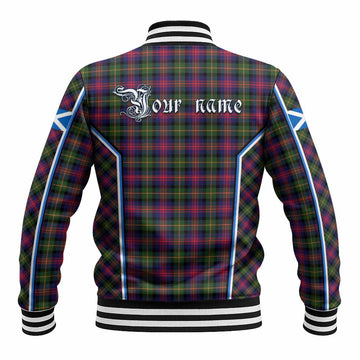 Logan Tartan Crest Baseball Jacket Scotland Coat of Arm Flag Style - Tartan Vibes Clothing
