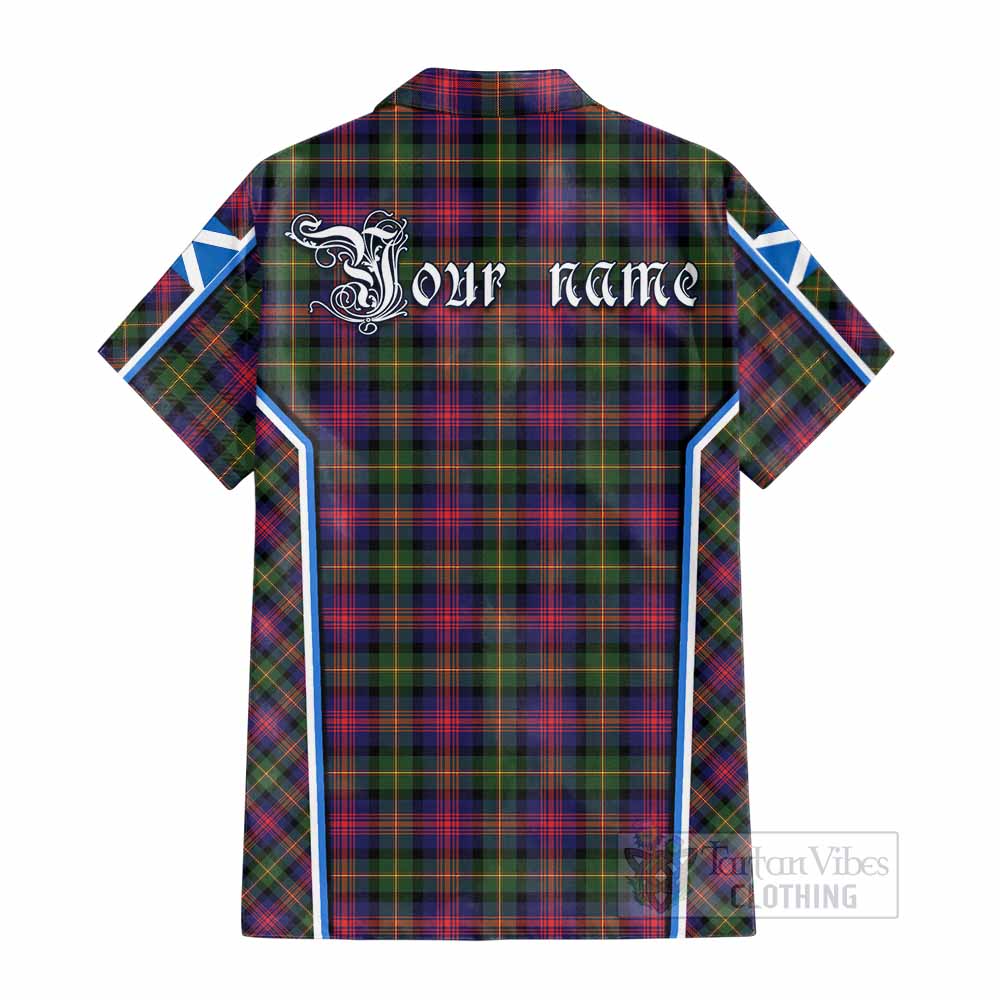 Logan Tartan Crest Cotton Hawaiian Shirt Scotland Coat of Arm Flag Style - Tartan Vibes Clothing