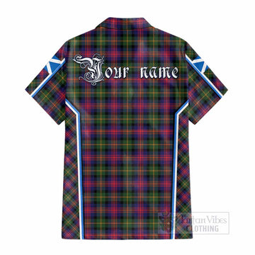 Logan Tartan Crest Cotton Hawaiian Shirt Scotland Coat of Arm Flag Style - Tartan Vibes Clothing