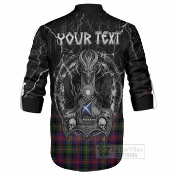 Logan Tartan Crest Ghillie Shirt Celtic Odin's Raven Legacy