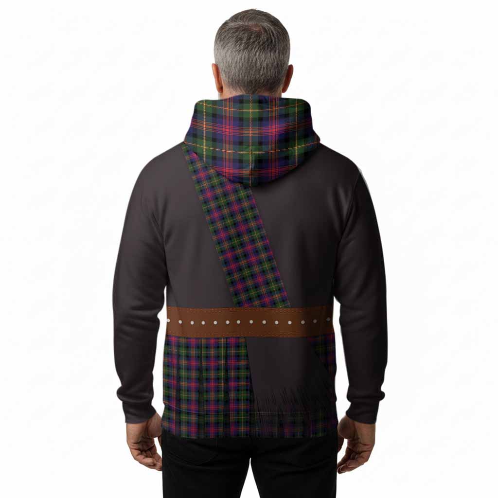 Logan Tartan Crest Hoodie Kilt Costume Style