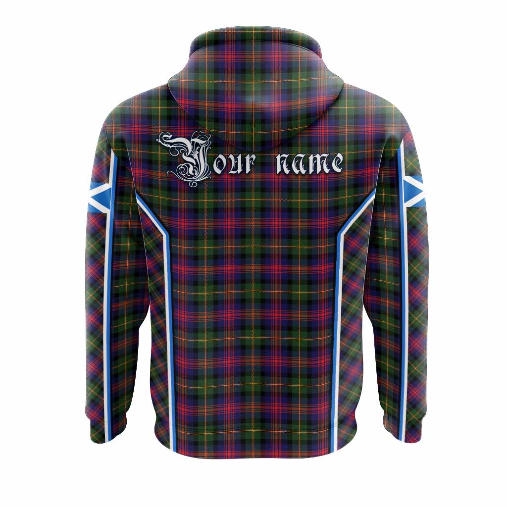 Logan Tartan Crest Hoodie Scotland Coat of Arm Flag Style - Tartan Vibes Clothing