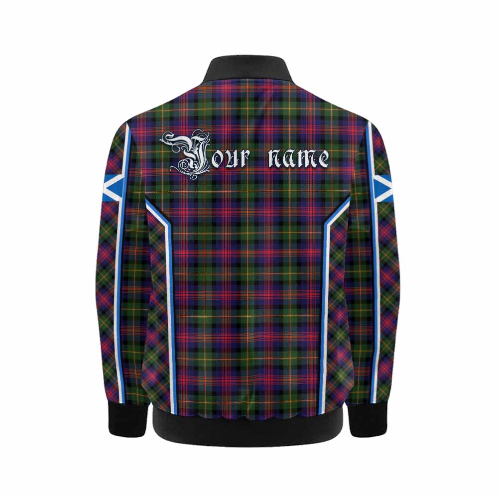 Logan Tartan Crest Kid Bomber Jacket Scotland Coat of Arm Flag Style - Tartan Vibes Clothing