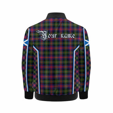 Logan Tartan Crest Kid Bomber Jacket Scotland Coat of Arm Flag Style - Tartan Vibes Clothing