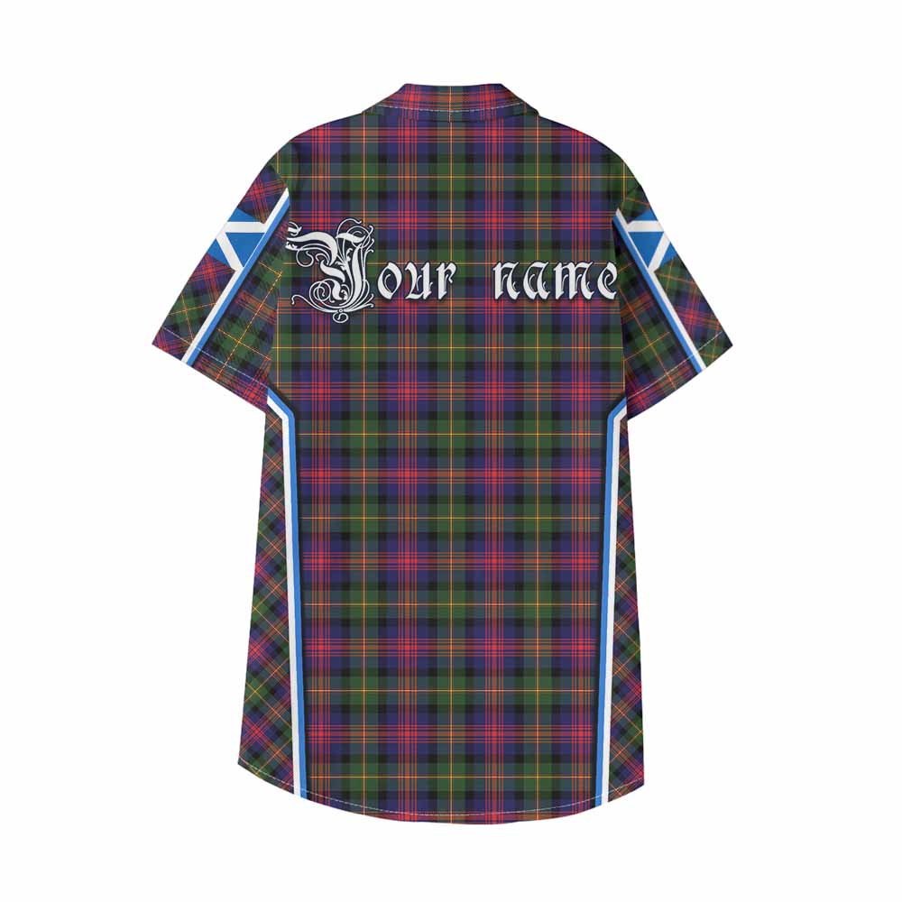 Logan Tartan Crest Kid Hawaiian Shirt Scotland Coat of Arm Flag Style - Tartan Vibes Clothing