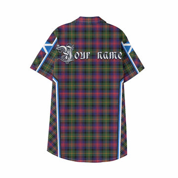 Logan Tartan Crest Kid Hawaiian Shirt Scotland Coat of Arm Flag Style - Tartan Vibes Clothing