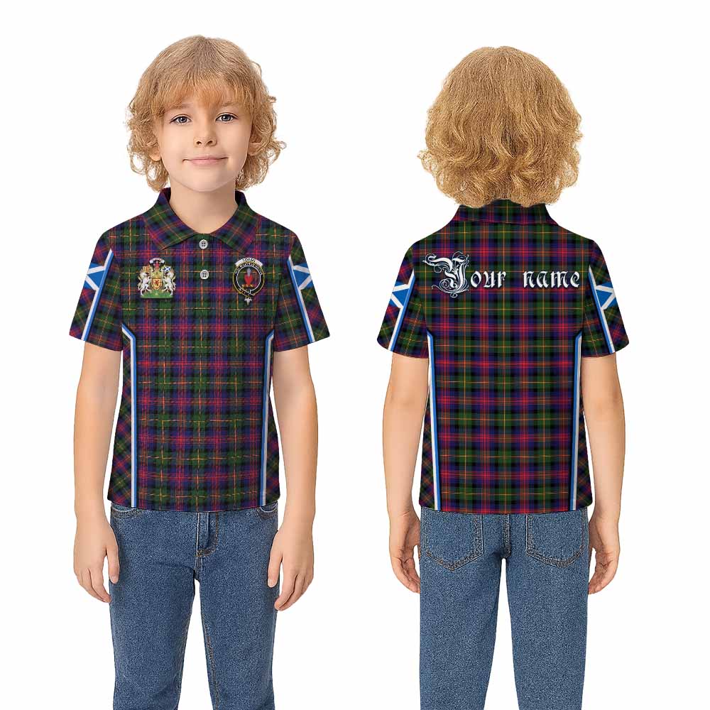 Logan Tartan Crest Kid Polo Shirt Scotland Coat of Arm Flag Style - Tartan Vibes Clothing