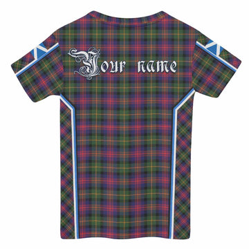 Logan Tartan Crest Kid T-shirt Scotland Coat of Arm Flag Style - Tartan Vibes Clothing