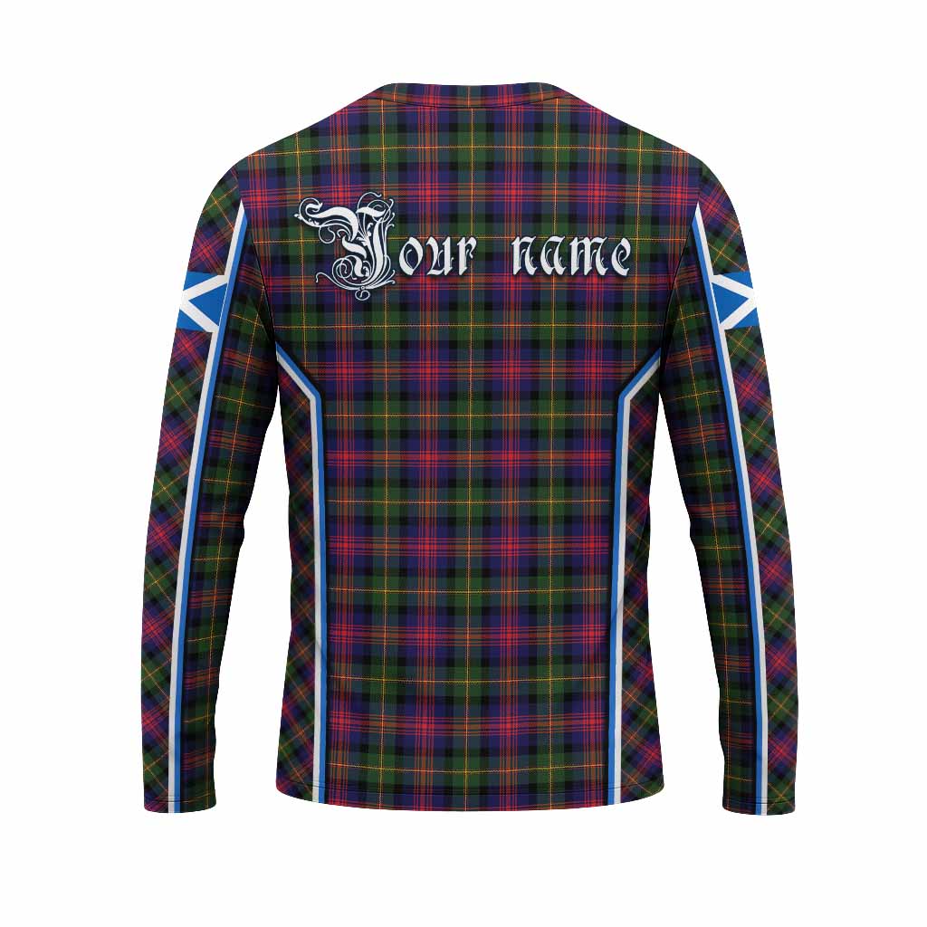 Logan Tartan Crest Long Sleeve T-Shirt Scotland Coat of Arm Flag Style - Tartan Vibes Clothing
