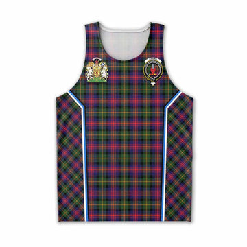 Logan Tartan Crest Men Tank Top Scotland Coat of Arm Flag Style