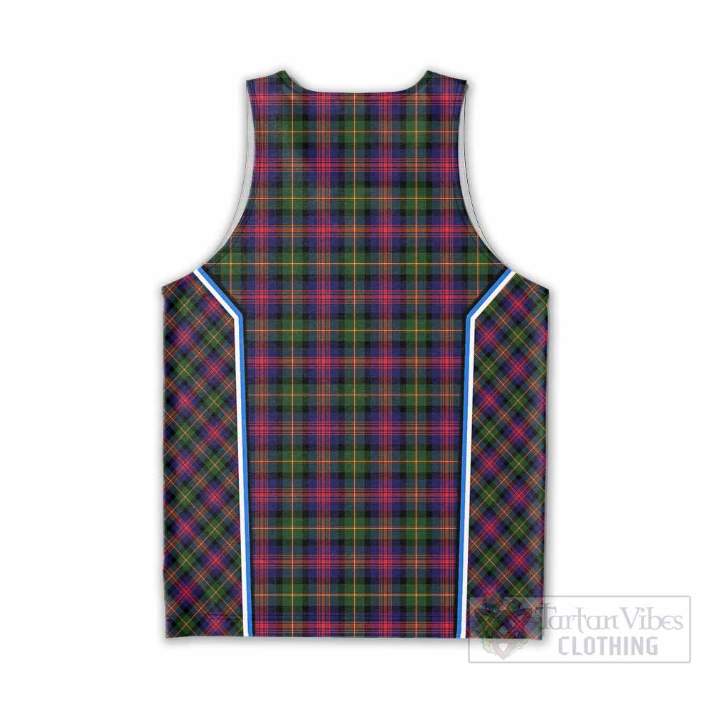 Logan Tartan Crest Men Tank Top Scotland Coat of Arm Flag Style - Tartan Vibes Clothing