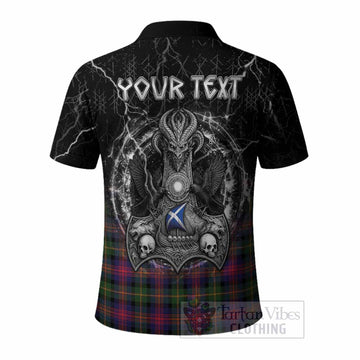 Logan Tartan Crest Polo Shirt Celtic Odin's Raven Legacy