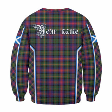 Logan Tartan Crest Sweatshirt Scotland Coat of Arm Flag Style
