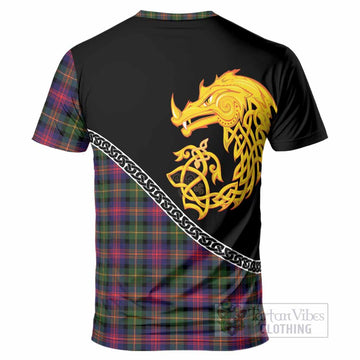 Logan Tartan Crest T-Shirt Legendary Dragon Knot Half Style