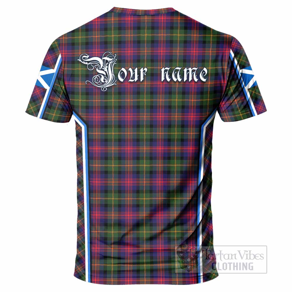 Logan Tartan Crest T-shirt Scotland Coat of Arm Flag Style - Tartan Vibes Clothing
