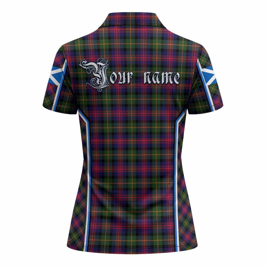 Logan Tartan Crest Women's Polo Shirt Scotland Coat of Arm Flag Style - Tartan Vibes Clothing