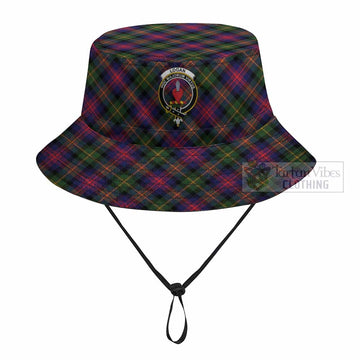 Logan Tartan Fishing Hat with Family Crest