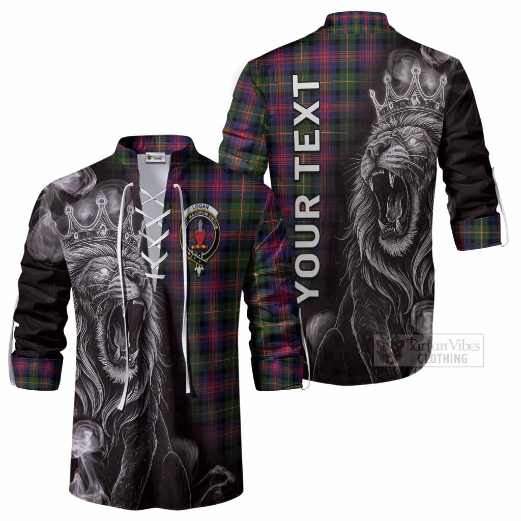 Logan Tartan Ghillie Shirt Roaring Lion Heritage