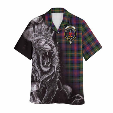 Logan Tartan Hawaiian Shirt Roaring Lion Heritage
