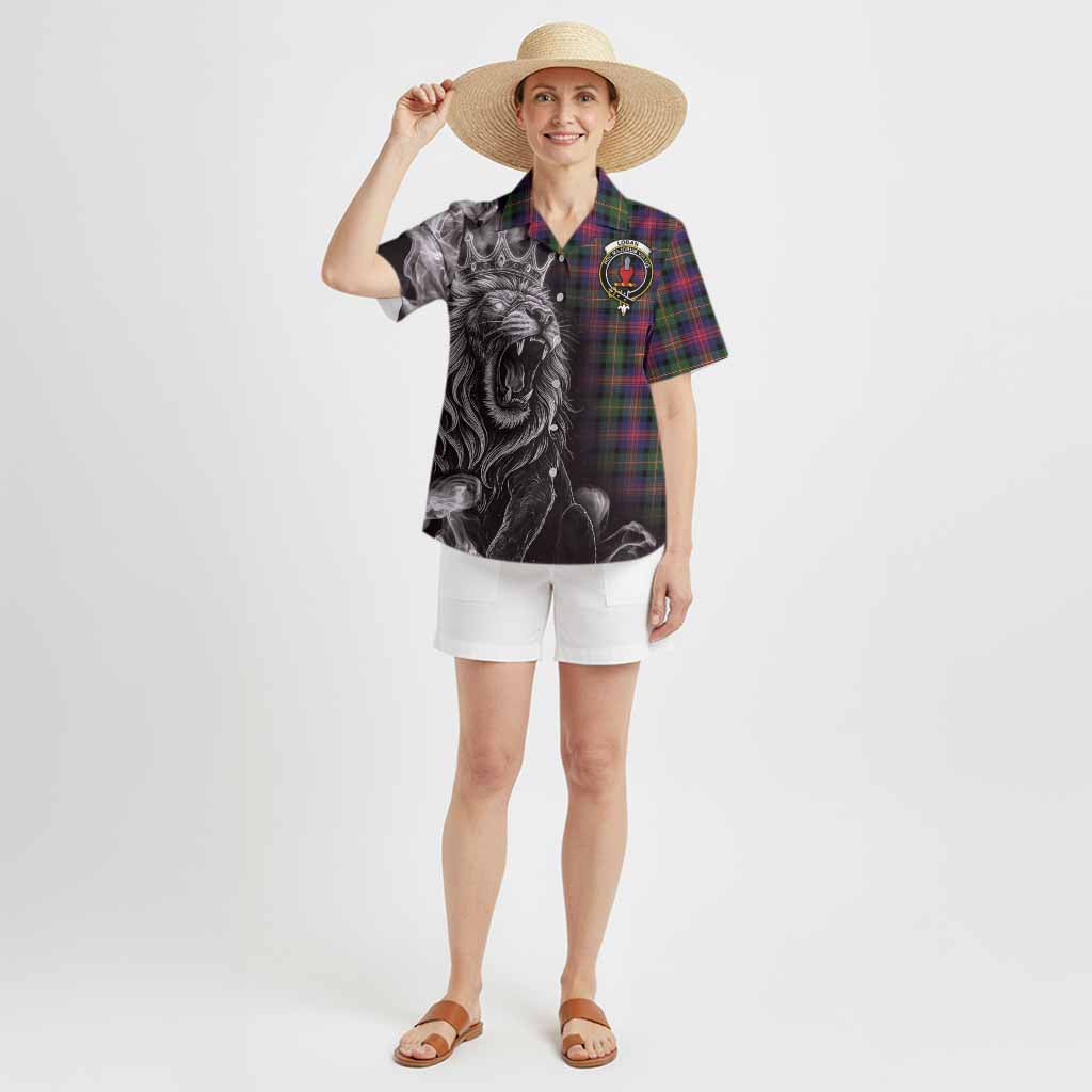 Logan Tartan Hawaiian Shirt Roaring Lion Heritage