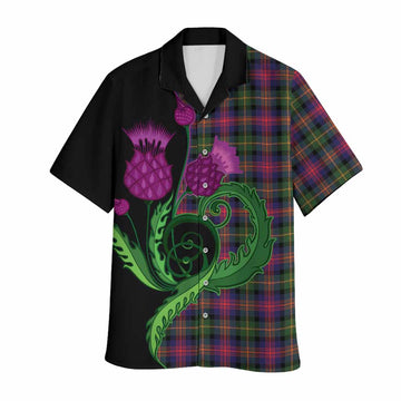 Logan Tartan Hawaiian Shirt Traditional Scottish Thistle