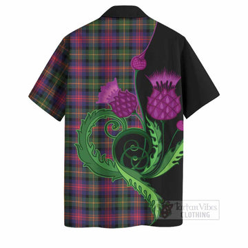 Logan Tartan Hawaiian Shirt Traditional Scottish Thistle