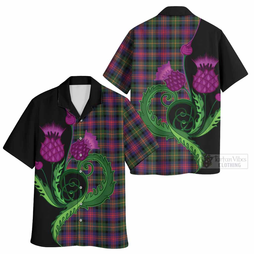 Logan Tartan Hawaiian Shirt Traditional Scottish Thistle