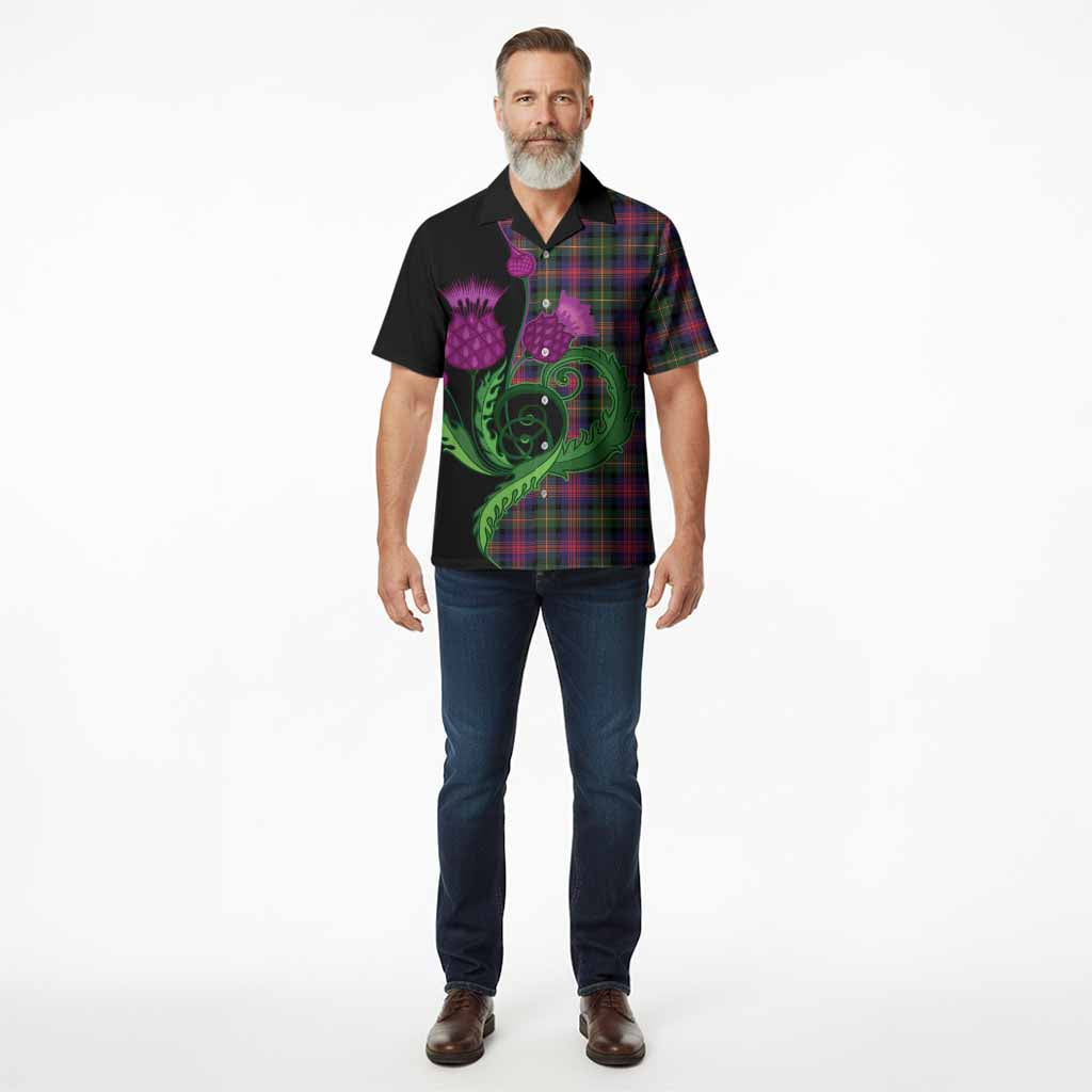 Logan Tartan Hawaiian Shirt Traditional Scottish Thistle