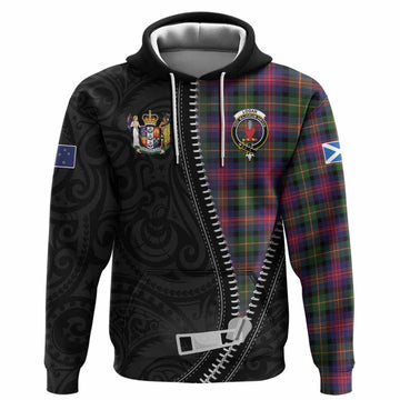 Logan Tartan Hoodie New Zealand Pattern Unique Zipper Stylized
