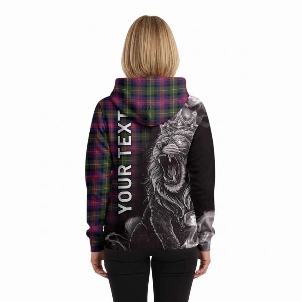 Logan Tartan Hoodie Roaring Lion Heritage