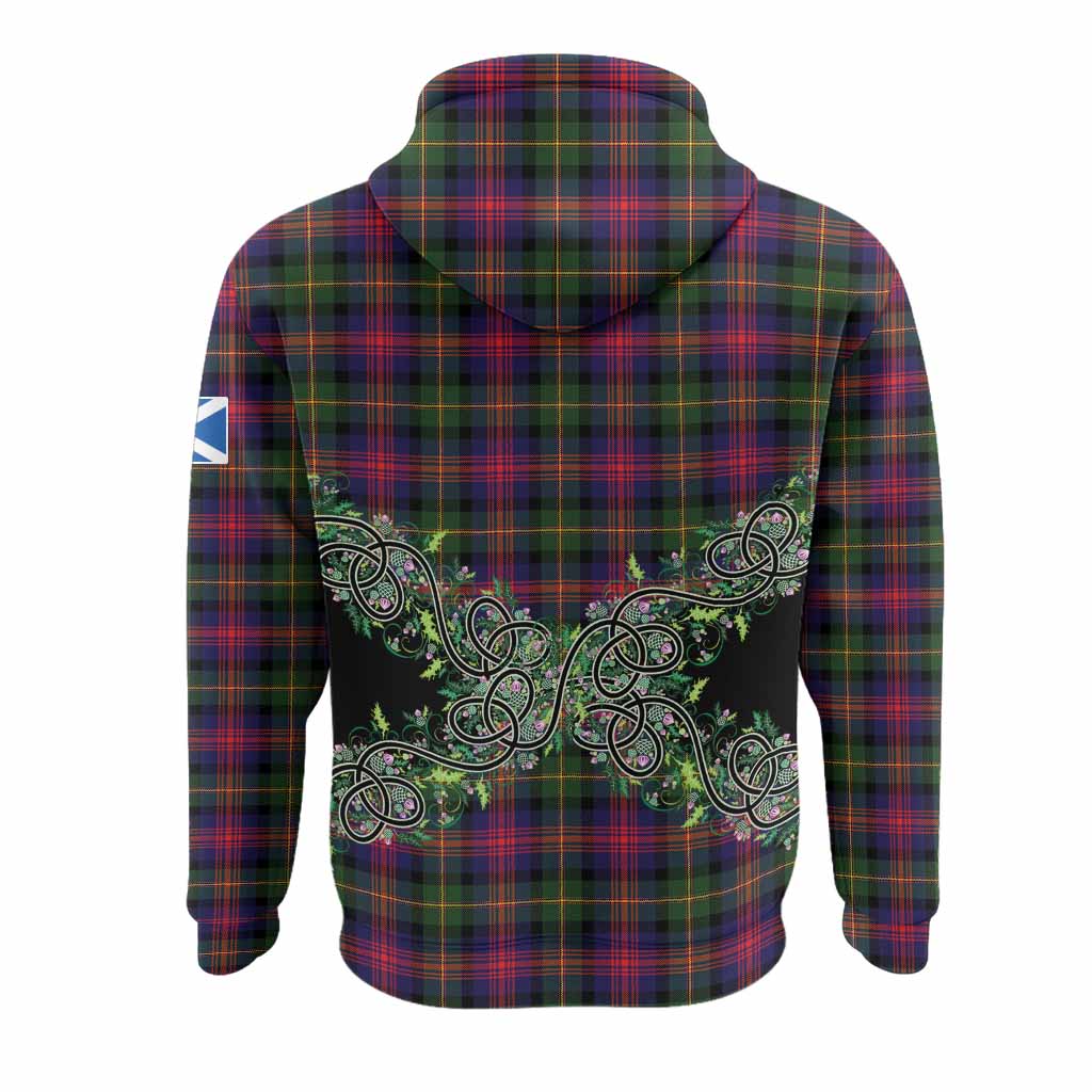 Logan Tartan Hoodie Thistle Scottish Spirit