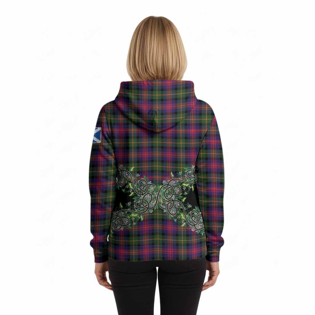 Logan Tartan Hoodie Thistle Scottish Spirit