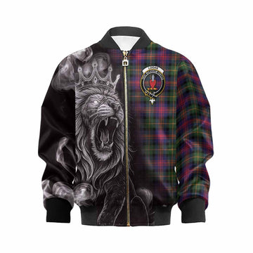 Logan Tartan Kid Bomber Jacket Roaring Lion Heritage