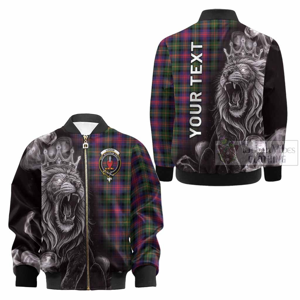 Logan Tartan Kid Bomber Jacket Roaring Lion Heritage