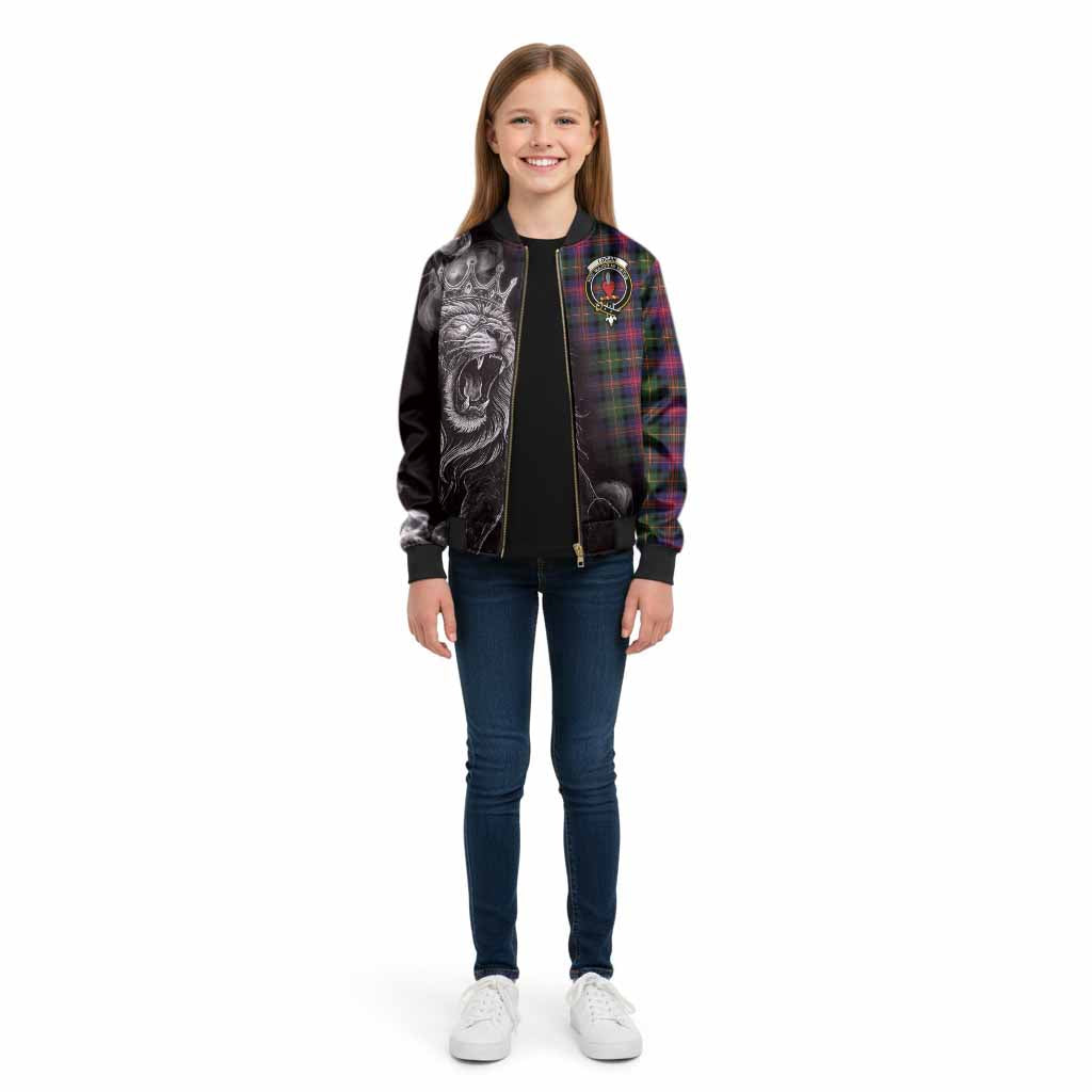 Logan Tartan Kid Bomber Jacket Roaring Lion Heritage