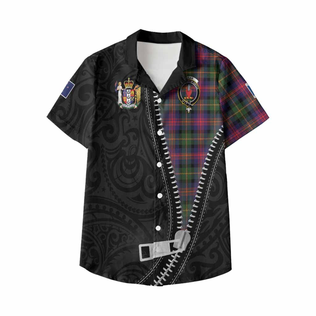Logan Tartan Kid Hawaiian Shirt New Zealand Pattern Unique Zipper Stylized
