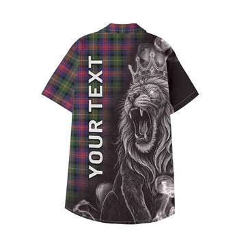 Logan Tartan Kid Hawaiian Shirt Roaring Lion Heritage
