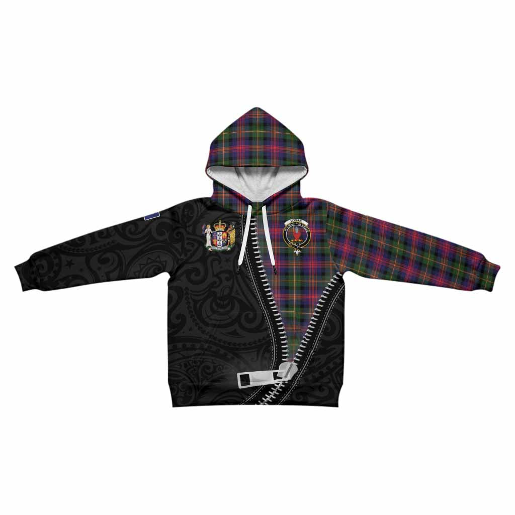Logan Tartan Kid Hoodie New Zealand Pattern Unique Zipper Stylized