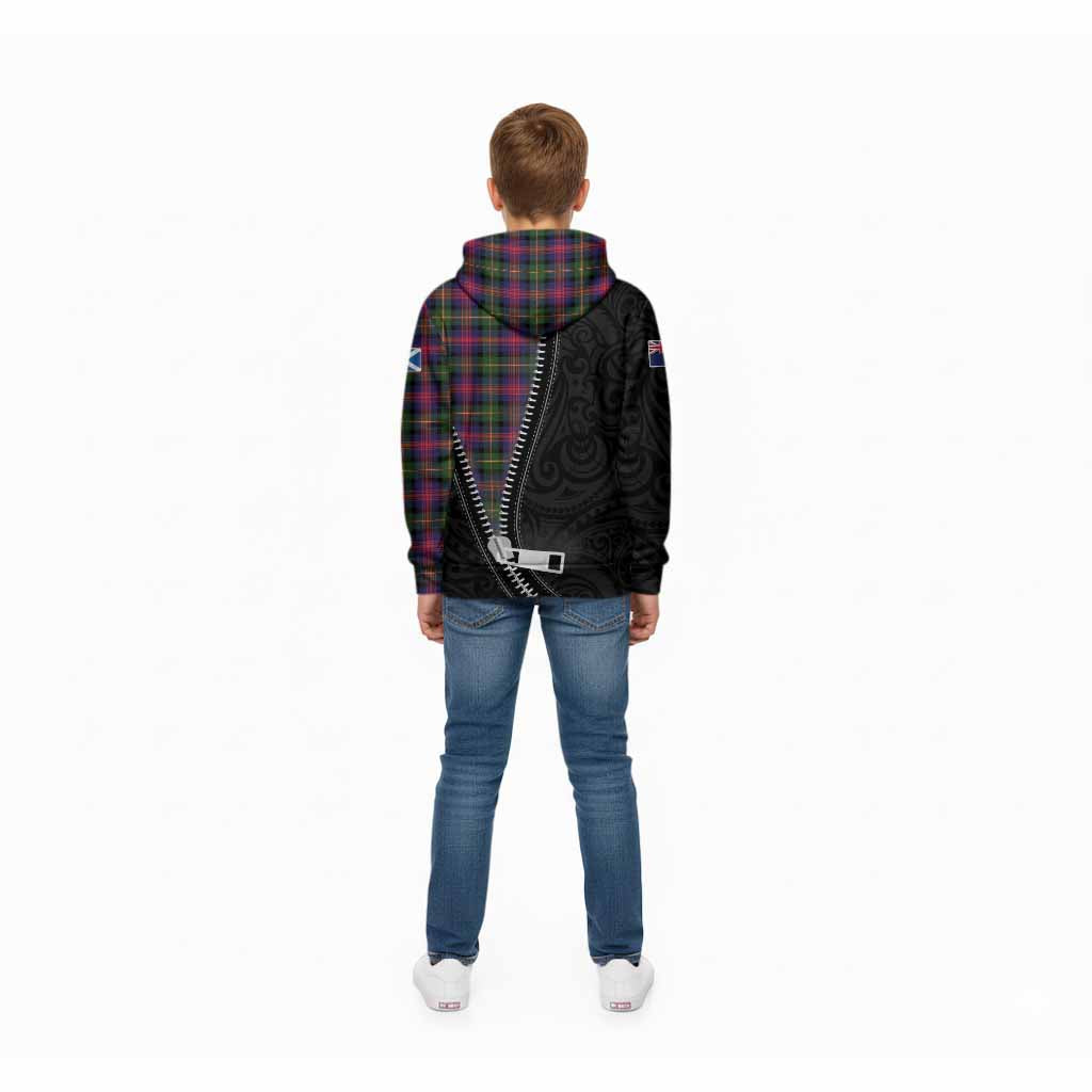 Logan Tartan Kid Hoodie New Zealand Pattern Unique Zipper Stylized