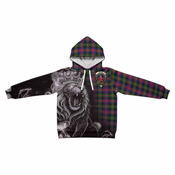 Logan Tartan Kid Hoodie Roaring Lion Heritage